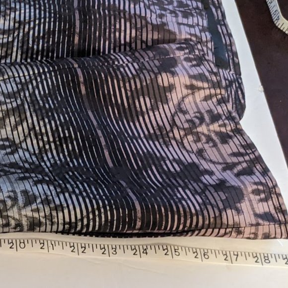 Metallic Blazer Black Gray Purple Baroque Pattern - Picture 9 of 10